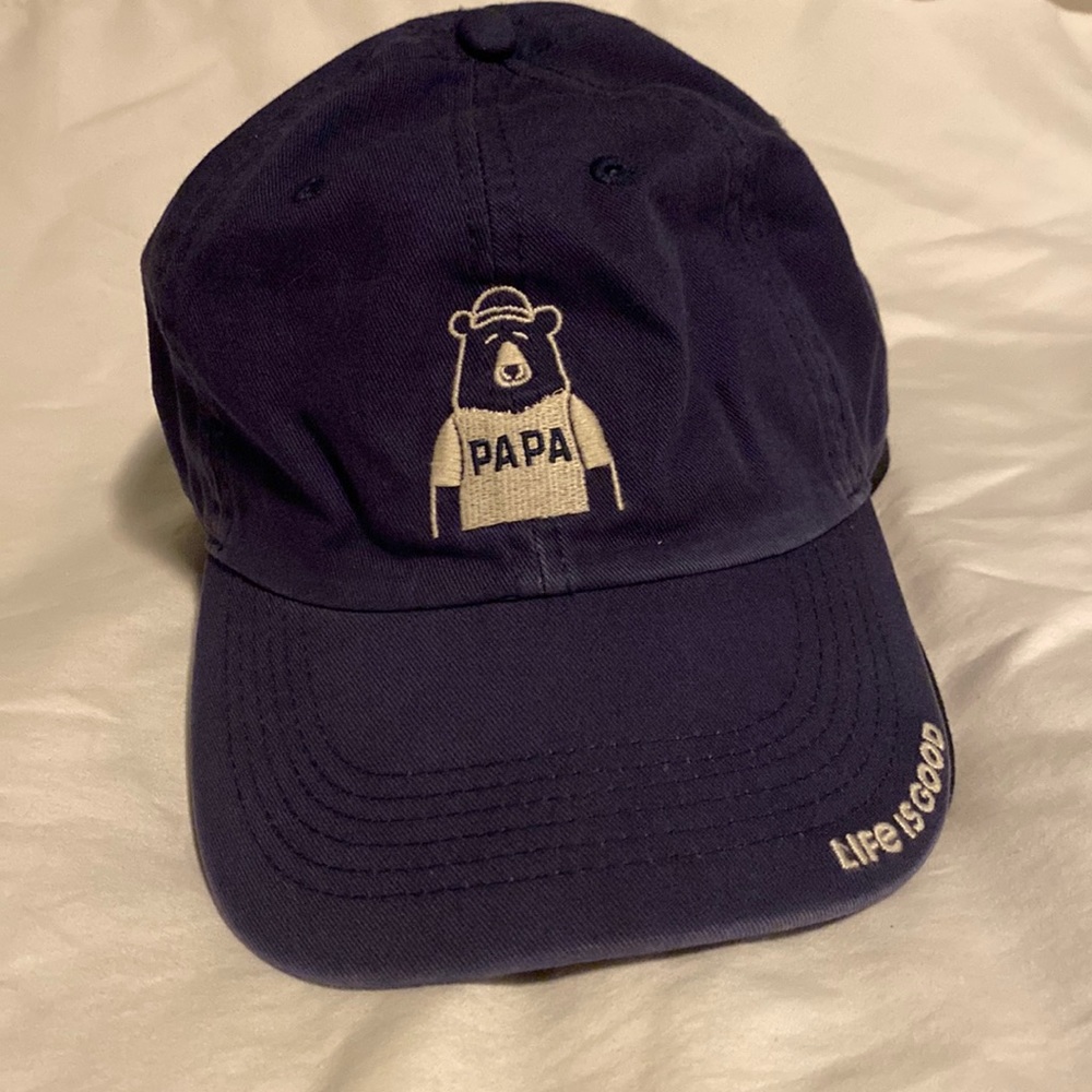 Life is Good Papa Bear Hat